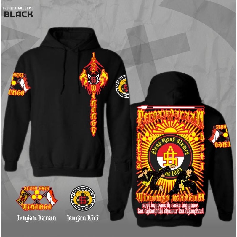 HOODIE PSHW PERSAUDARAAN WINONGO MADIUN JAKET PSHW TERBARU - JAKET SH WINONGO - JAKET HOODIE PSHW SI