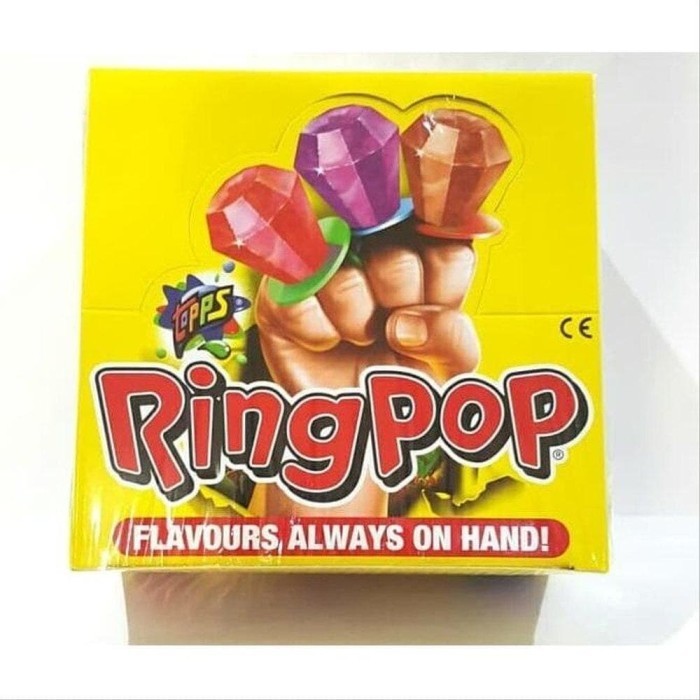 

Permen Ring pop candy 1 box isi 24, @10g