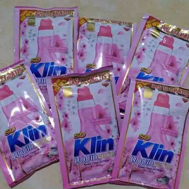 Soklin Deterjen Cair Sakura 5 Sachet 22ml
