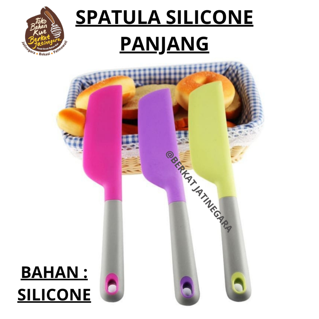 SPATULA SILICONE PANJANG / SPATULA SILICONE JUMBO / SPATULA / PCS