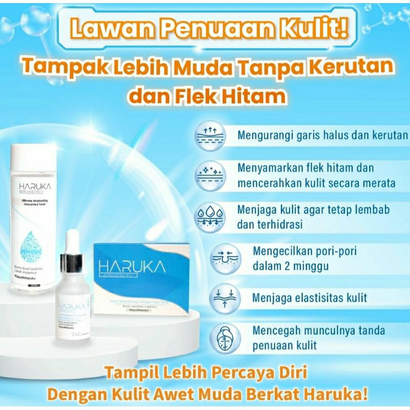 Haruka Paket Skincare Untuk Kulit Flek dan Anti Kusam