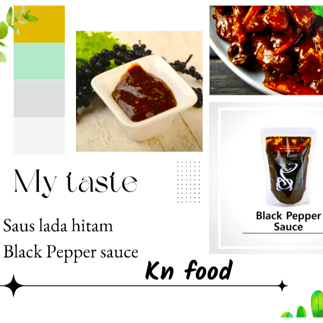 

Saus Blackpepper 500 gr My Taste -Saus Lada Hitam 500 grm