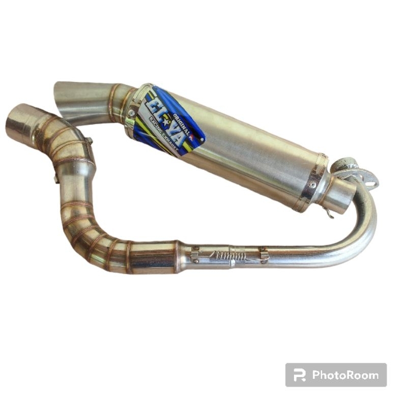 KNALPOT RACING MODEL DOS BY ELYA ORIGINAL PNP ALL METIC MIO BEAT VARIO SCOOPY