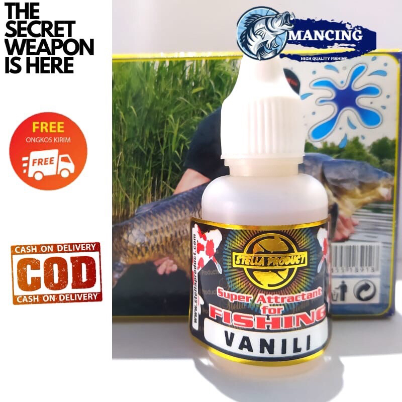 Essen Nila Lele Mujair Ikan Mas Patin Aneka Aroma Lengkap 30ml Original Stella