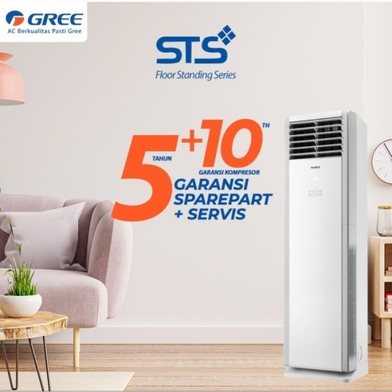 AC FLOOR STANDING GREE 2 PK GVC 18 STS