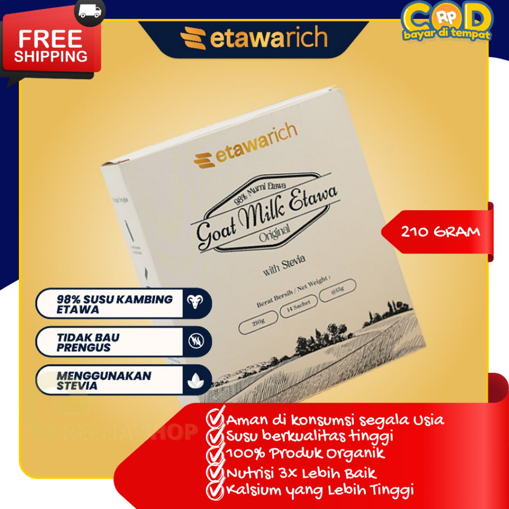 

ETAWARICH Susu Kambing Sehat Multivitamin Obat Herbal Melancarkan Pencernaan