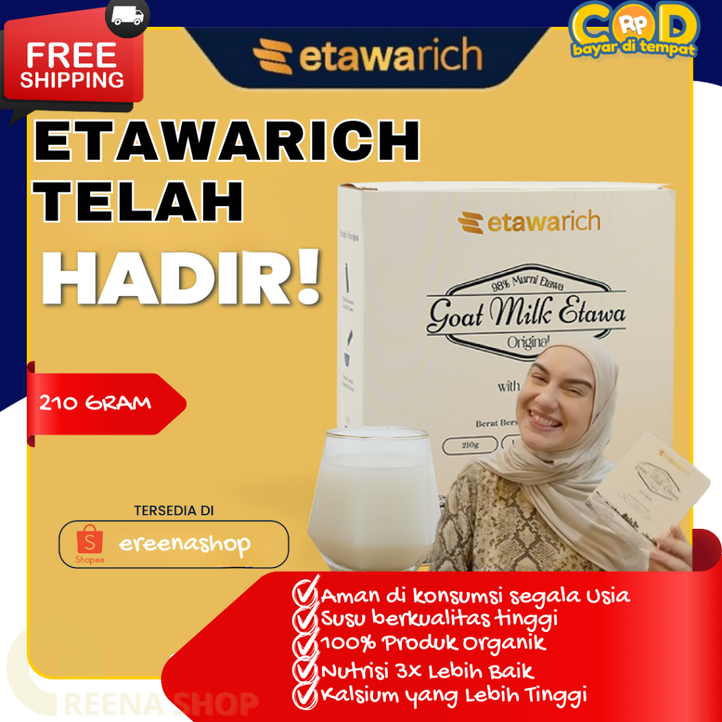 

ETAWARICH Susu Kambing Asli Obat Herbal Atasi Persendian Mengobati Pengapuran Tulang