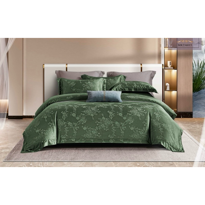 Bedcover plus sprei Kingkoil jacquard Sutra Organik lyocell