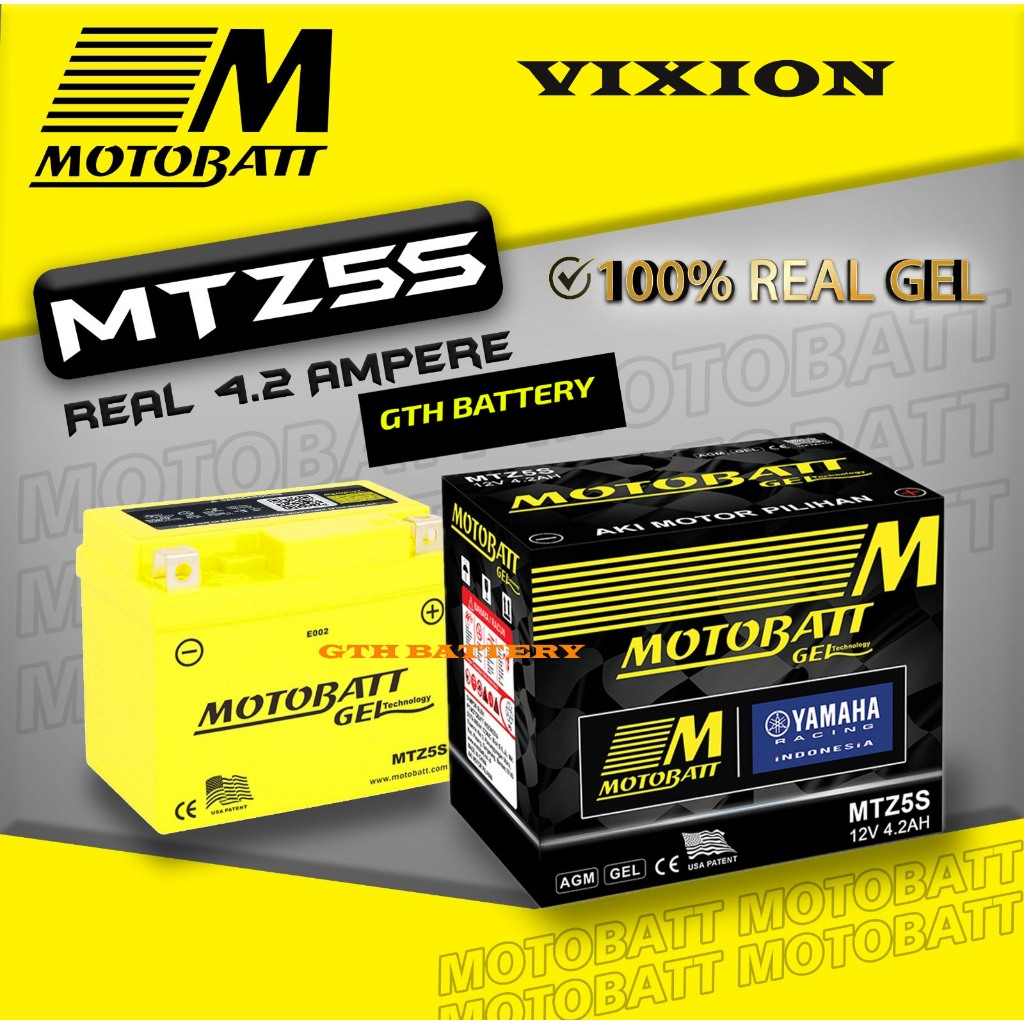 AKI MOTOR MOTOBATT YAMAHA VIXION ORIGINAL