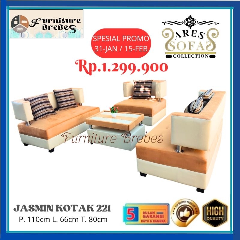 Sofa Jasmin 221 Sofa Tamu Kursi Tamu Minimalis Modern Termurah Cirebon Tegal