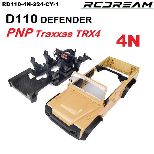 RCDREAM 1/10 DEFENDER D110 4N Hard Body 324m TRX4 TRX-4 Traxxas RC Crawler Car