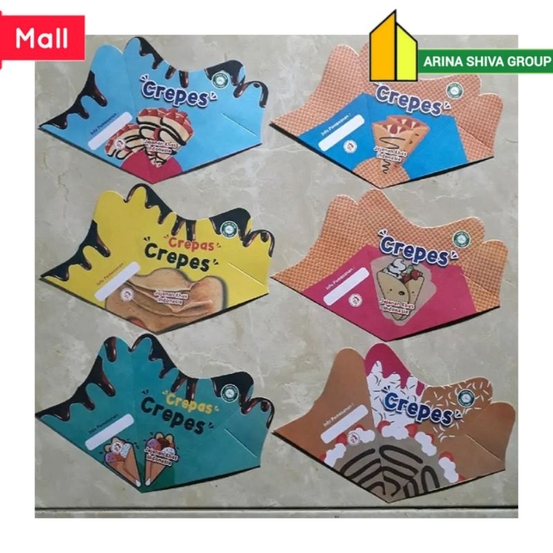 

[PAKET USAHA] 400 LEMBAR KEMASAN CREPES LIPAT JUMBO BAHAN DUPLEK PUTIH SUPER QUALITY | KERTAS LEKER KREPES CRISPY HIGH QUALITY | BOX LEKKER WAFFLE CROFFLE MURAH PRODUK TERBARU | TOKO KEMASAN ONLINE | TOKO ANEKA KEMASAN OFFICIAL | SHIVACORP 2010
