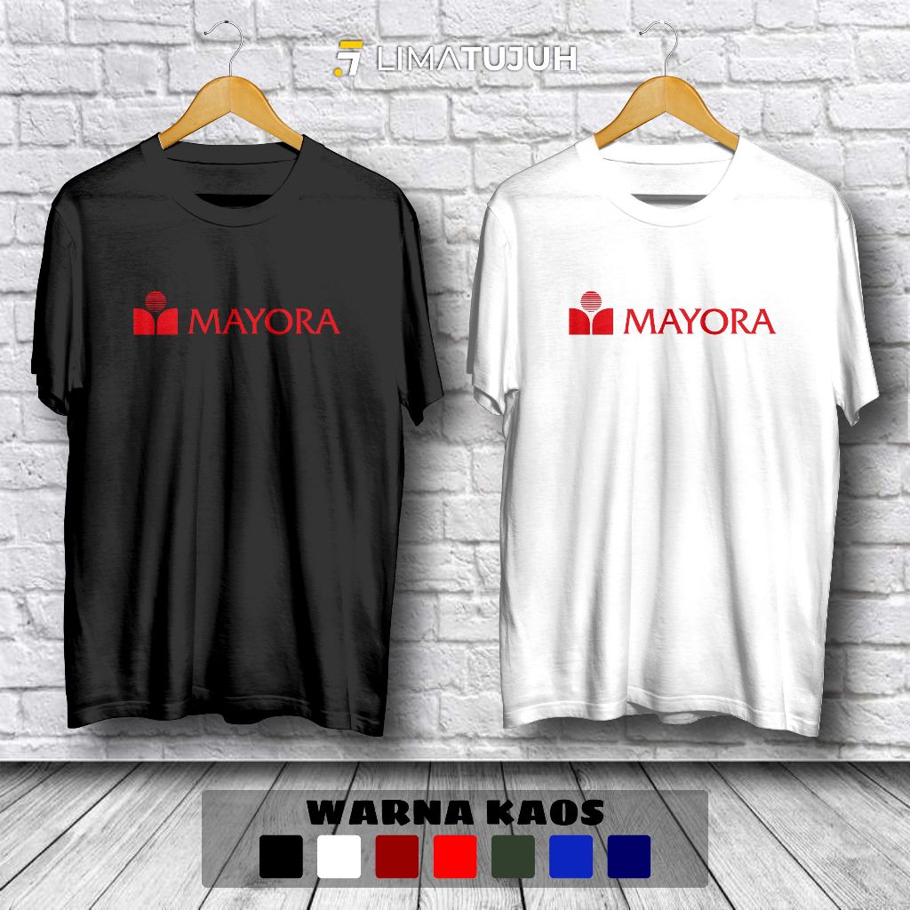 Kaos PT Mayora Indah Tbk Logo Baju Distro