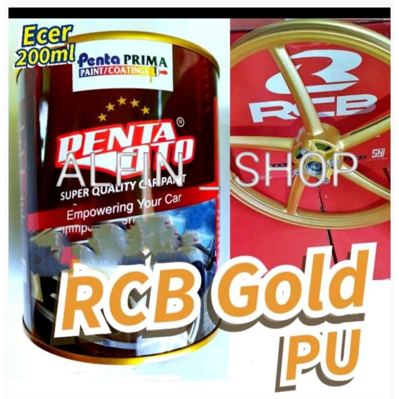 CAT Gold RCB PENTA OTO CAT GOLD METALLIC CAT GOLD PU 200ML