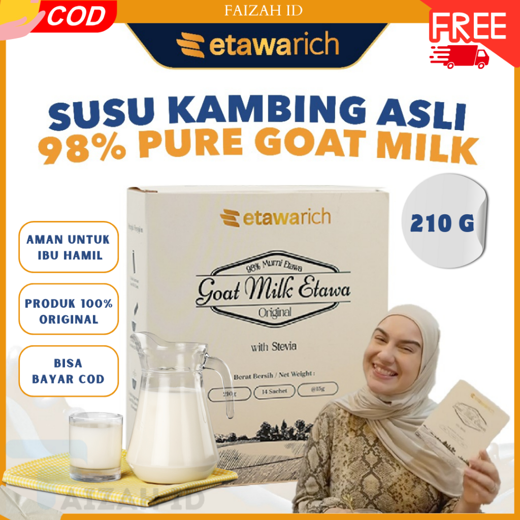 

Etawarich Susu Yang Terbuat Dari Susu Kambing Etawa Asli Untuk Menjaga Kepadatan Tulang Produk BPOM