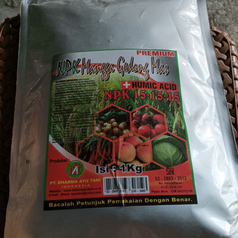 Npk Mangga gedong mas+Humic acid 1kg