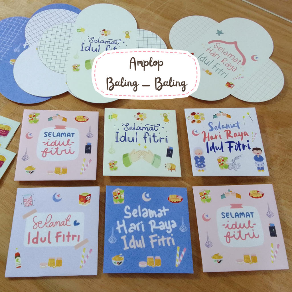 

[AMPLOP BALING] Amplop Lebaran Lucu Amplop THR Baling Baling Angpao Unik FREE STICKER