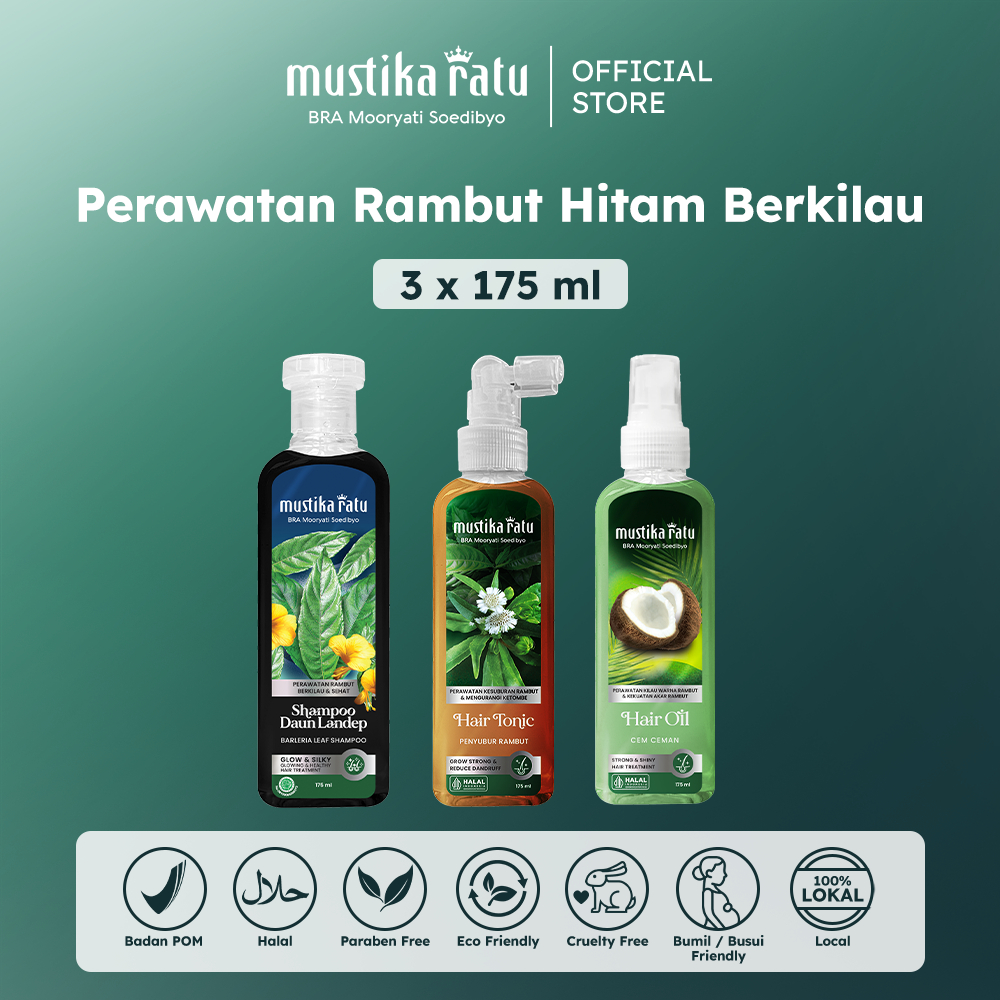 Hair Care Mustika Ratu Perawatan Rambut Hitam Berkilau