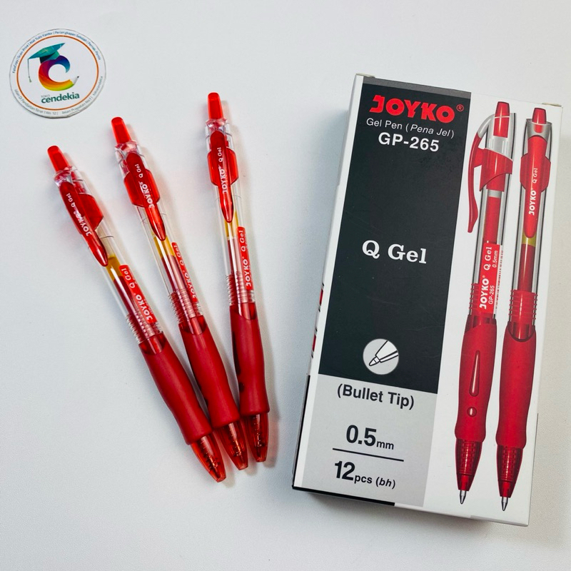 

Pulpen JOYKO GP-265 Qgel Merah 0.5mm - 1 pcs