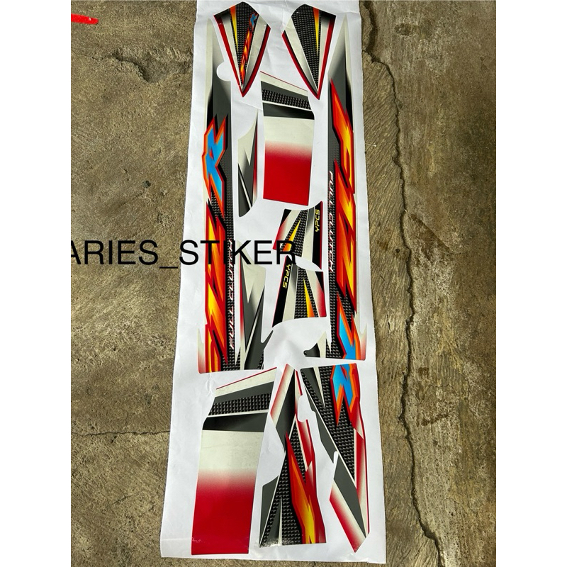STRIPING STIKER LIS FIZR 2004 PUTIH MERAH COPY ORIGINAL