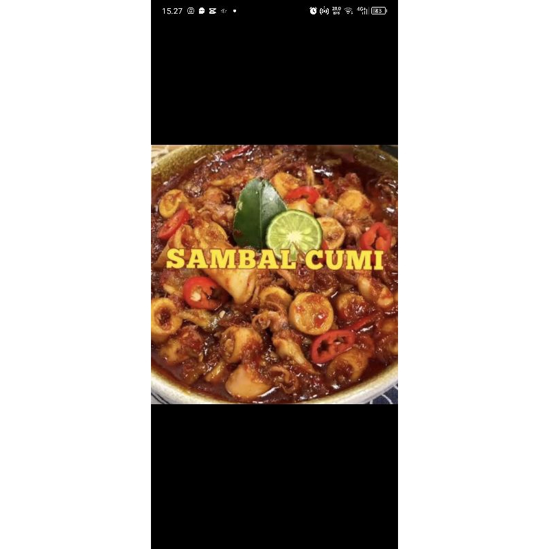 

SAMBAL CUMI MELEDAK