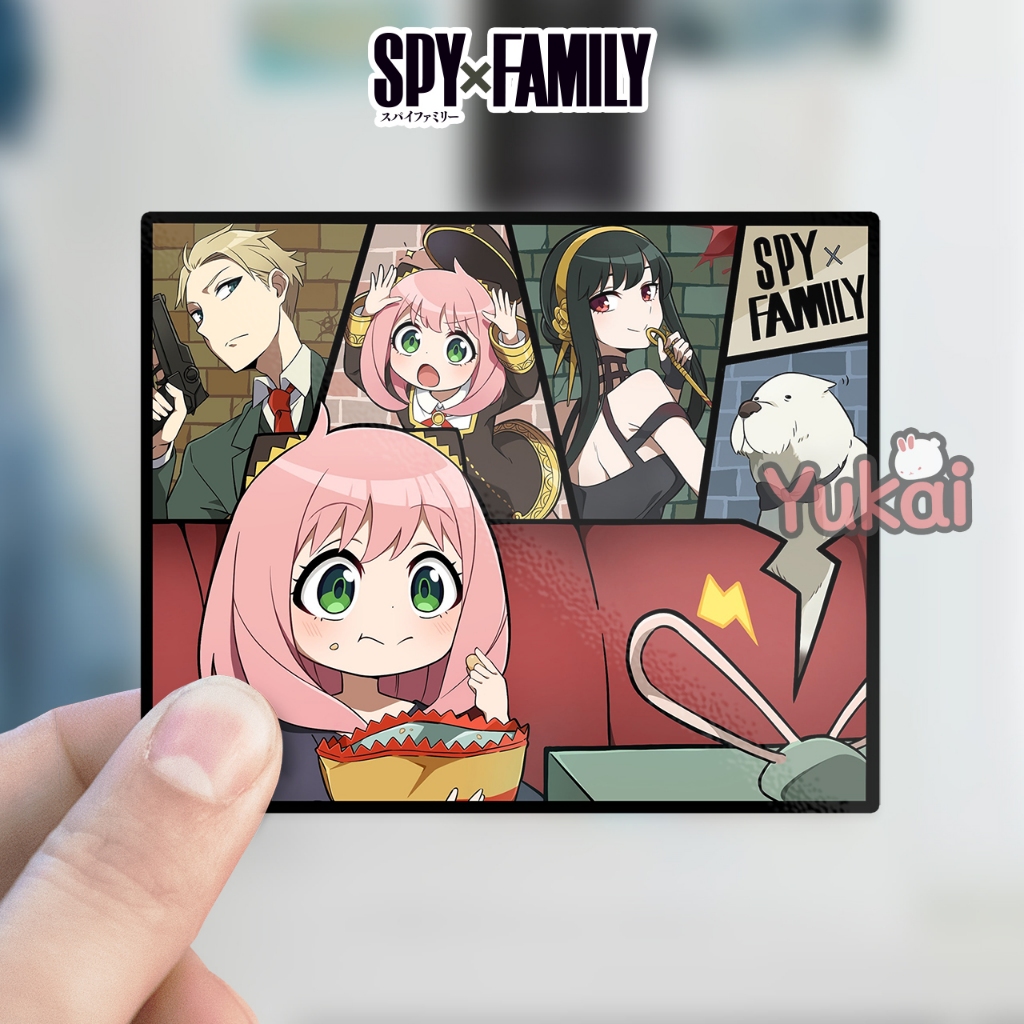 

Stiker Anya Forger Spy X Family Premium, Anya Family, Sticker Anime Waterproof