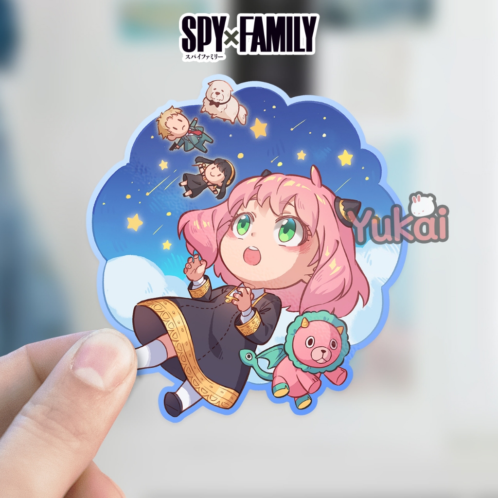 

Stiker Anya Forger Spy X Family Premium, Sticker Anime Waterproof