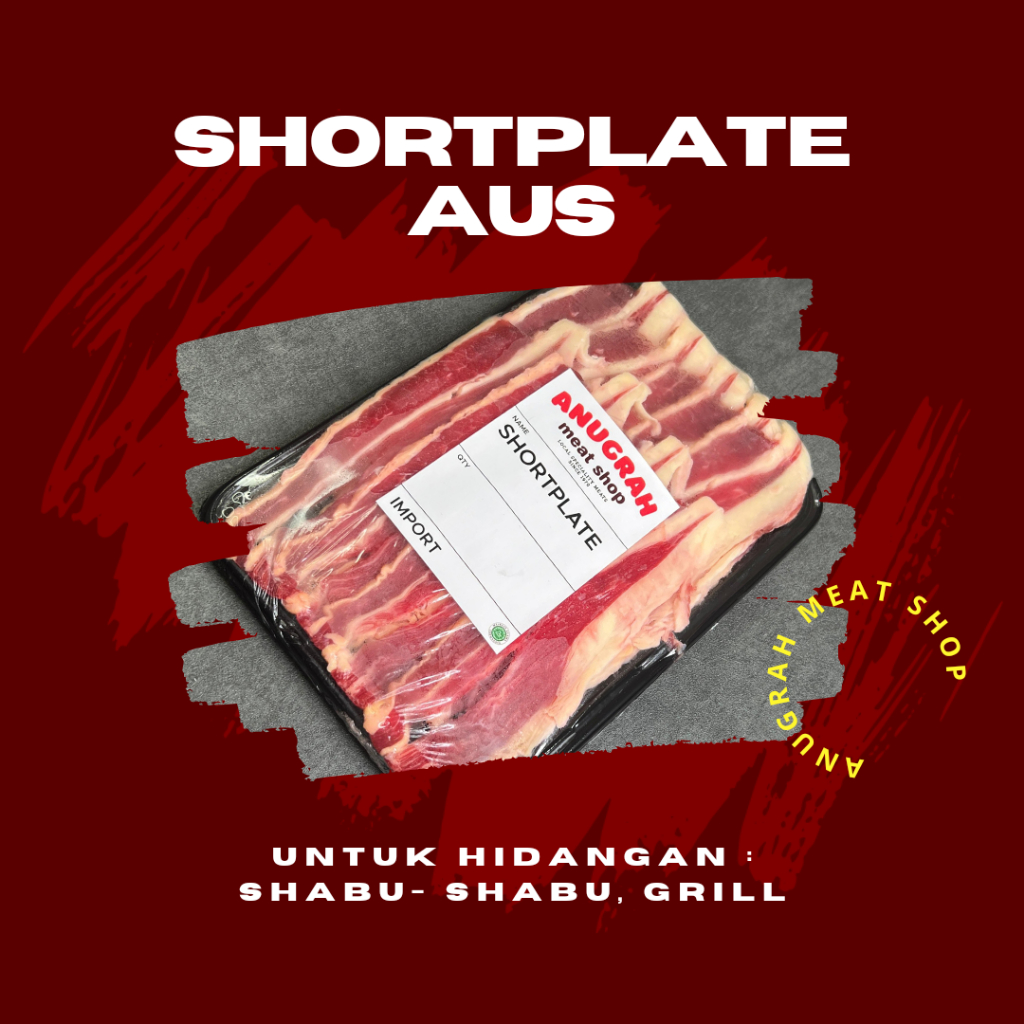 

DagingSapi Slice shortplate / Beef AUS Shortplate / Teriyaki,BBQ,yakiniku,shabu/HALAL