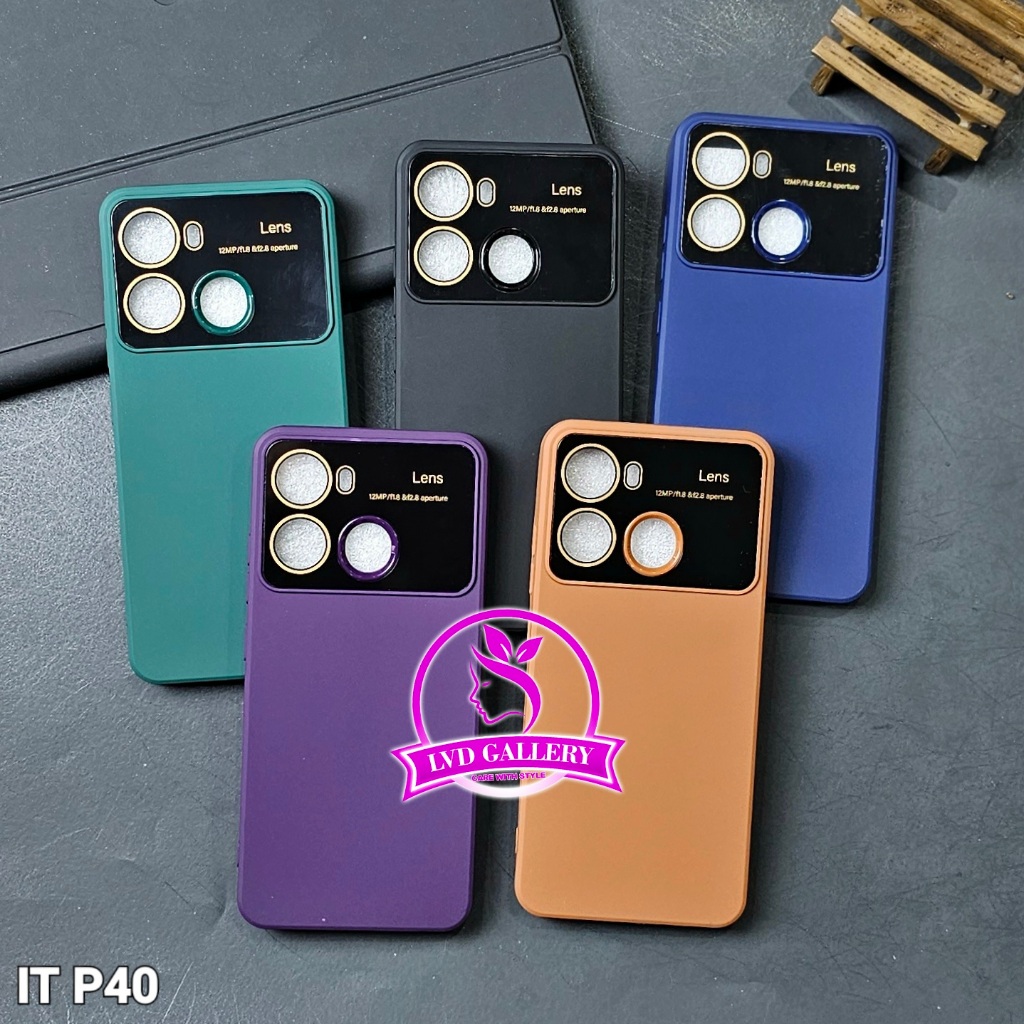 Itel P40 SoftCase Macaron Big Lens Case Itel P40