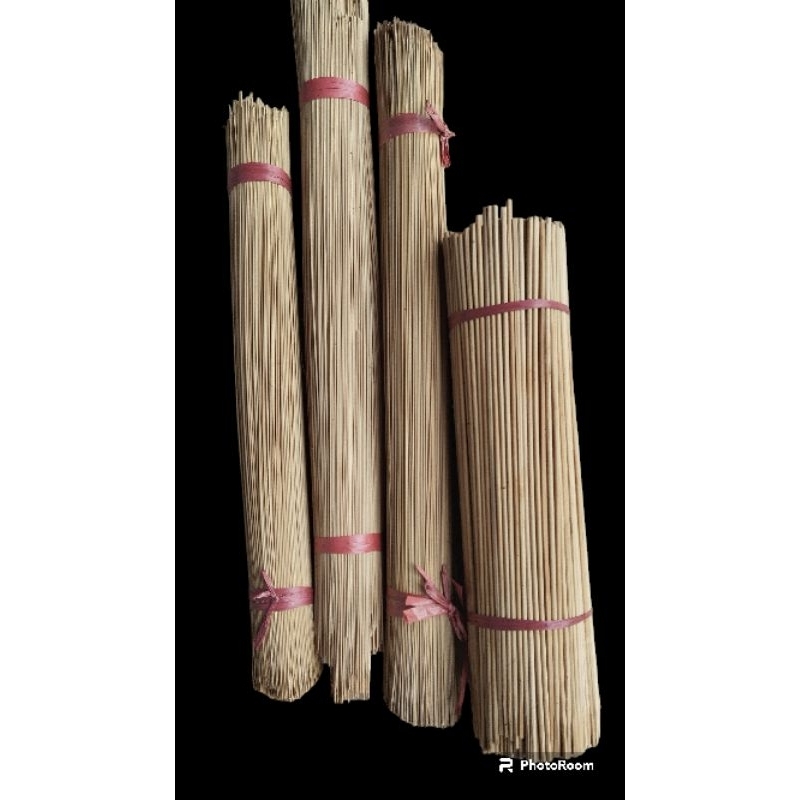 jeruji bambu mentahan / natural (u/ sangkar burung)