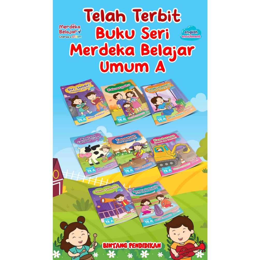 

Terlaris Tematik PAU Kurmer Murah isi 8 ILL