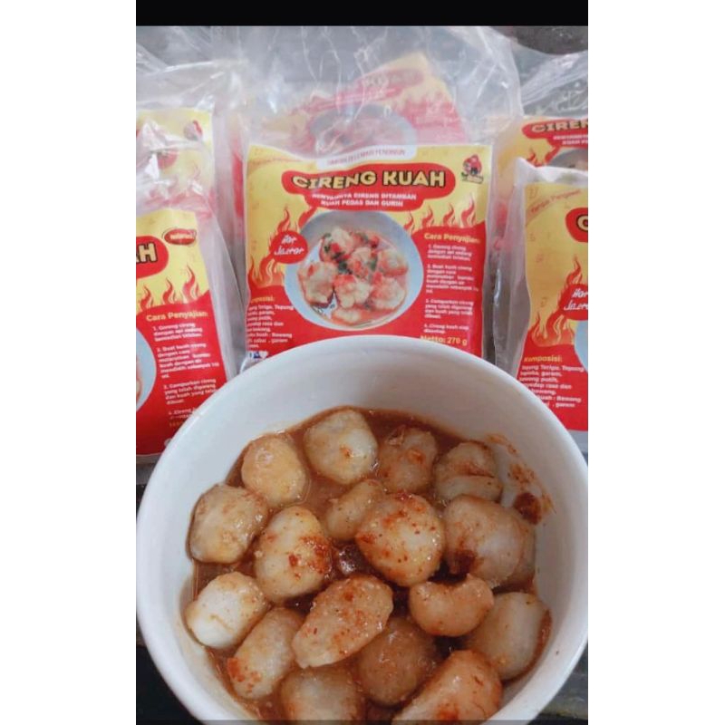 

Cireng Kuah Seblak Nularaoz Rasa Original dan Hot Jeletot Kemasan 200 Gram