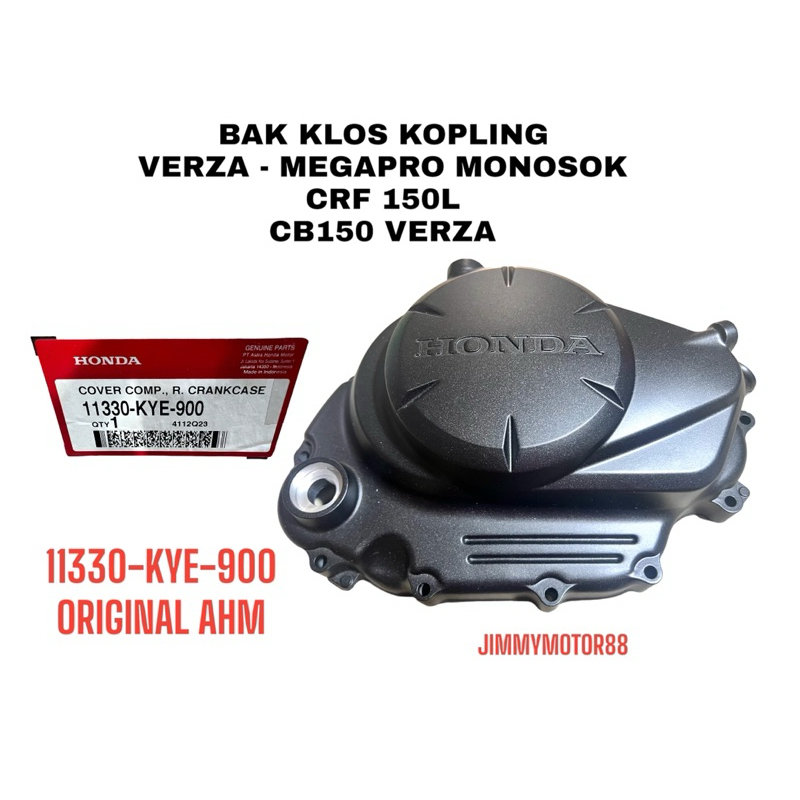 BAK BLOK KLOS KOPLING KANAN COVER RIGHT CRANKCASE CRF 150L MEGAPRO NEW MONOSOK VERZA CB150 VERZA ORI