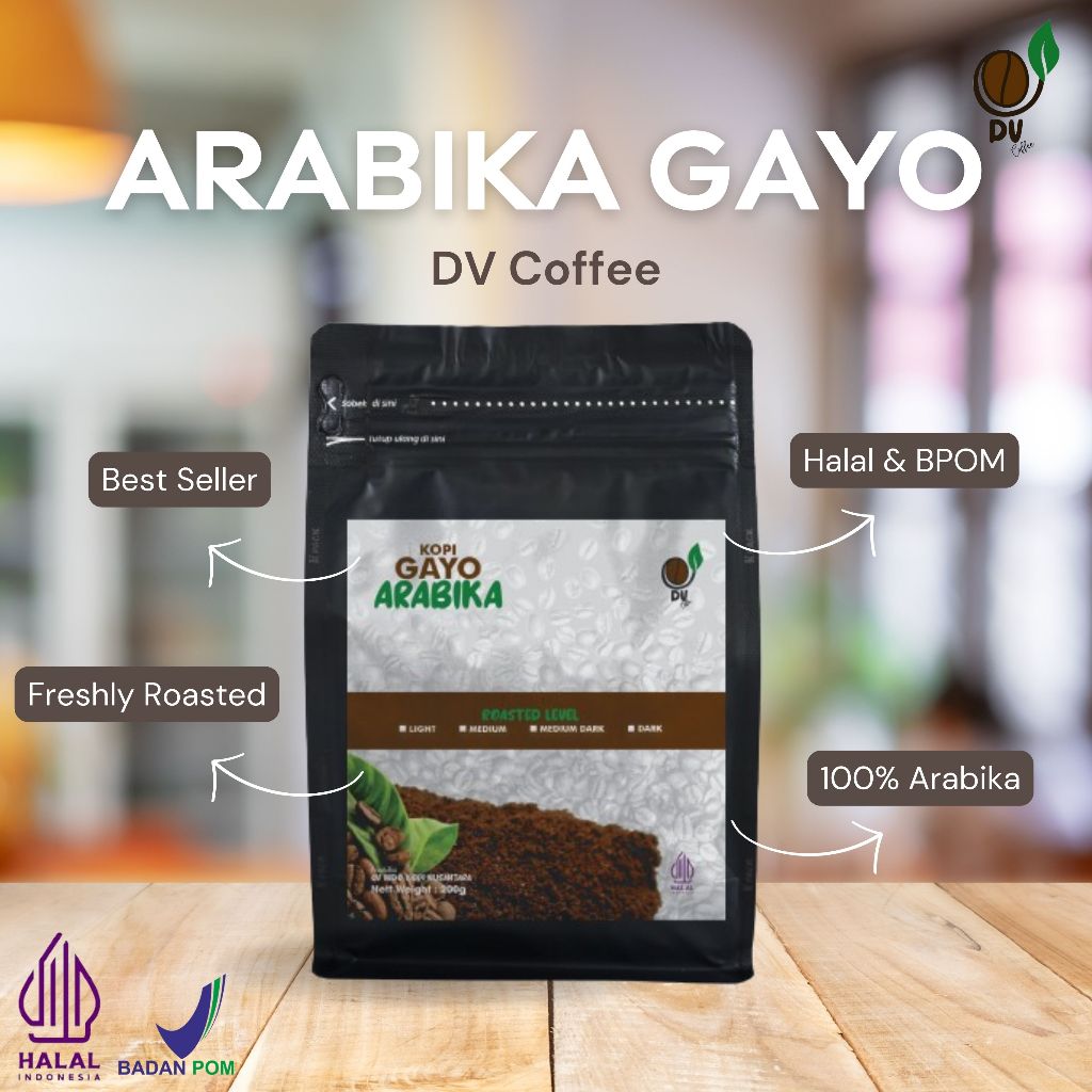 

DV Coffee Arabika Gayo - 200 gram