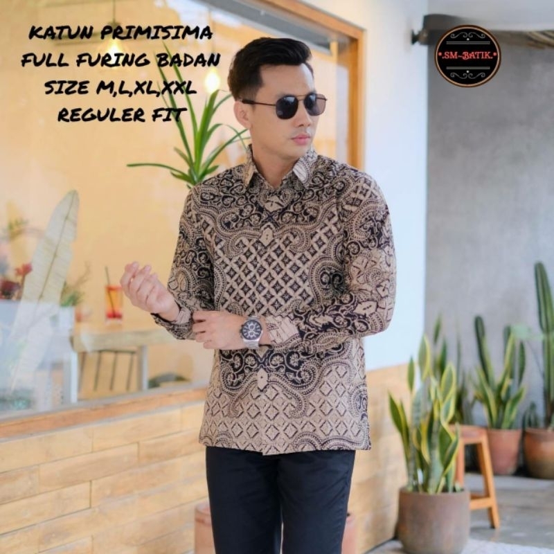 Batik cowok full furing by SM batik