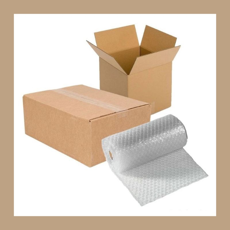 

Extra Packing Kardus + Bubble Wrap
