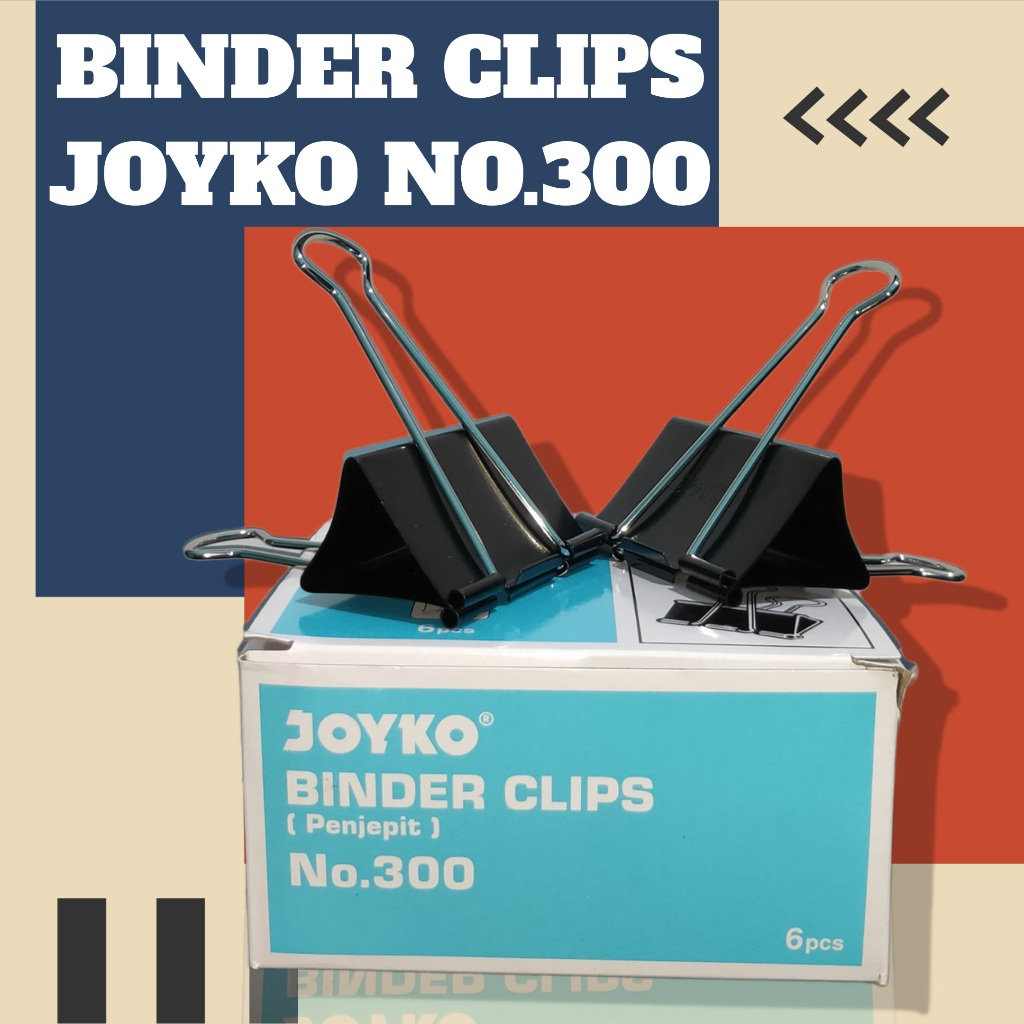 

BINDER CLIPS JOYKO NO.300/ PENJEPIT/ KLIP KERTAS