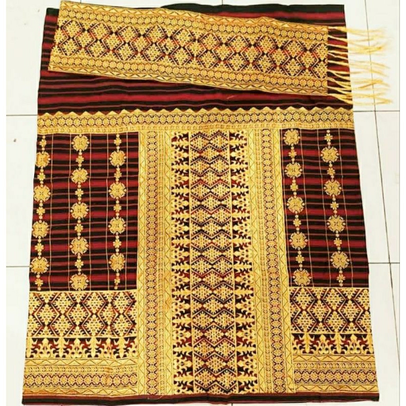 tapis lampung tapis bordir sarung selendang tumpal