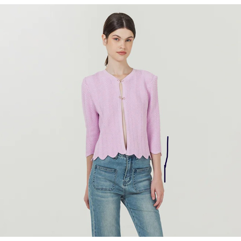 Preloved DUMA Jane Cardigan Pink (preloved duma/preloved cardigan duma/preloved cardigan)