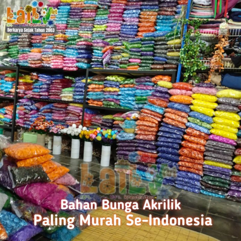 Aneka Bahan Bunga Akrilik