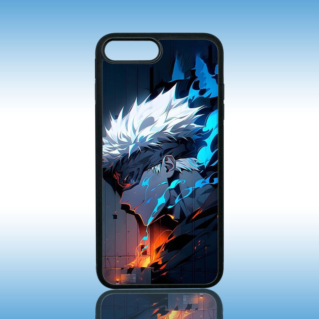 Case IPhone 7 Plus - Casing Hp IPhone 7 Plus ( Gojo Satoru ) Silikon Hp IPhone 7 Plus - Softcase Gla