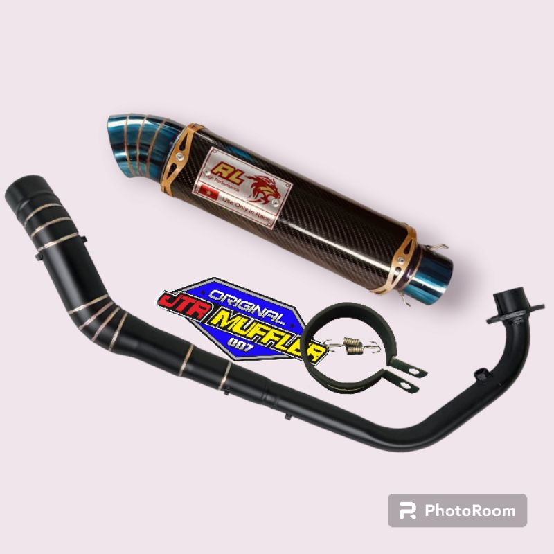 Knalpot RL Red leo Black Sonic Supra gtr Cb150r new Cbr 150r facelift new 2021-2023