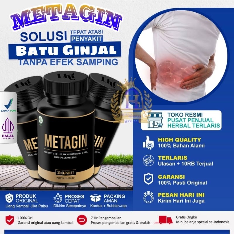 METAGIN Original Obat Batu Ginjal Penghancur Batu Ginjal Terampuh BPOM
