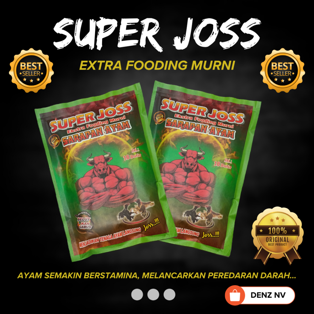 Extra Fooding Murni Ayam Super Joss Hijau 100% Original