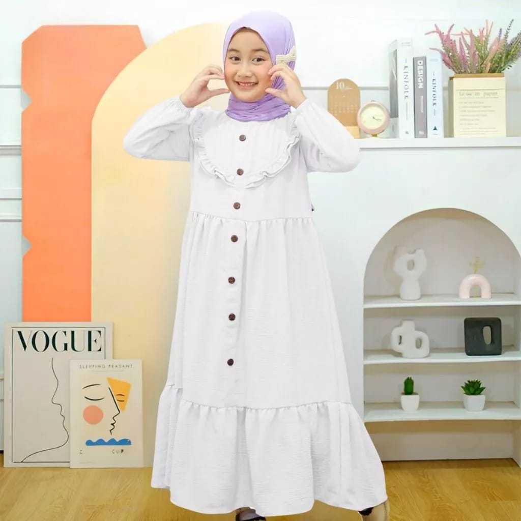 Baju muslim anak perempuan gamis anak usia 2-12tahun gamis anak/ baju muslim anak/ gamis anak/ gamis