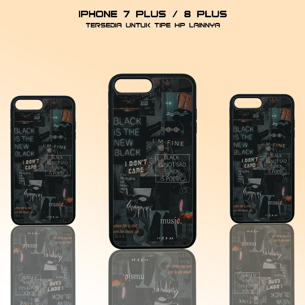 Case Iphone 7 Plus / 8 Plus - Casing Iphone 7 Plus / 8 Plus - ( AESTHETIC02) - Case Glossy - Case Hp