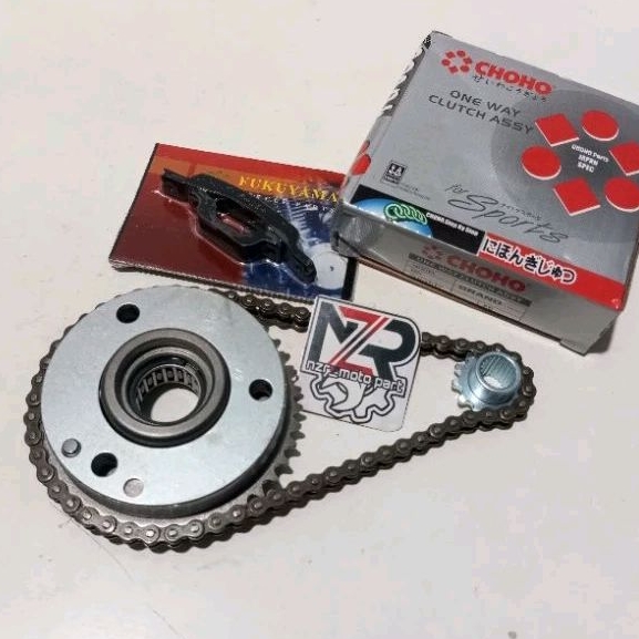 RUMAH PELOR STATER SET RANTE STATER 62L/LIDAH RANTAI TENSIONER//+GIGI/GEAR DINAMO//ONEWAY/ONE WAY ST