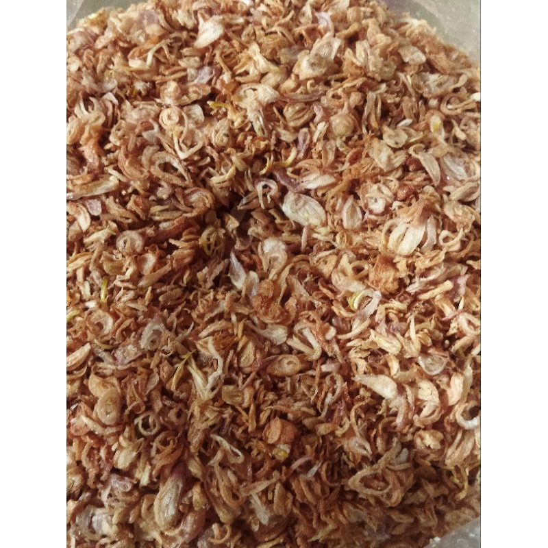 

BAWANG GORENG 1KG BAWANG MERAH GORENG LOKAL PROBOLINGGO KUALITAS STANDART GRADE B ASSYIFA BAROKAH