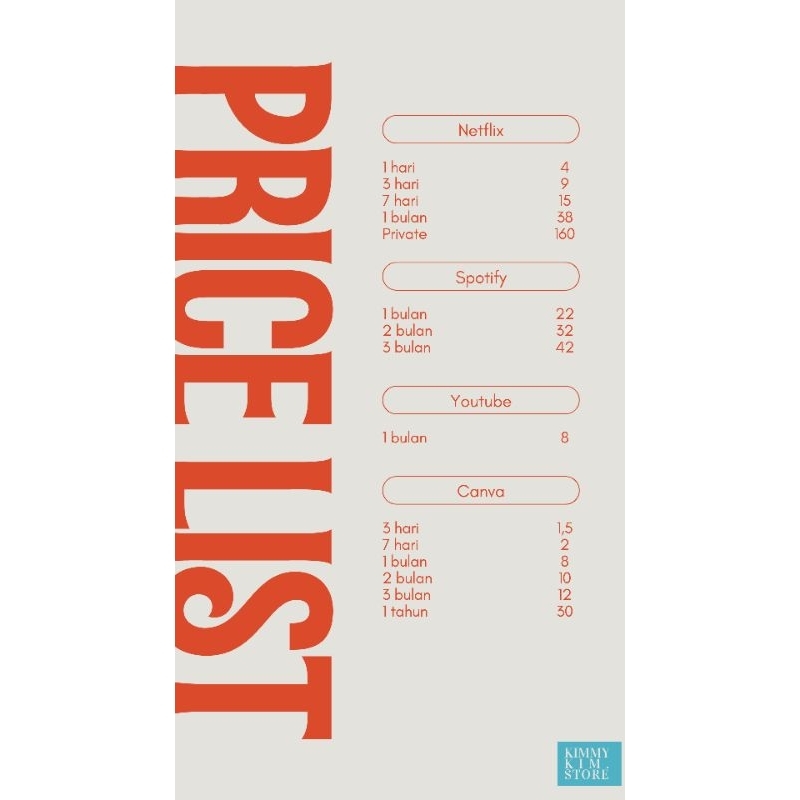 Aplikasi App Premium NETFLIX SPOTIFY DLL