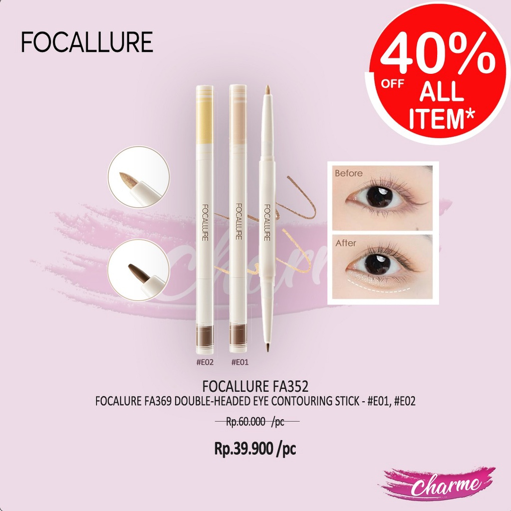 (READY & ORI) FOCALLURE Double-Headed Eye Contouring Stick FA369 FA 369